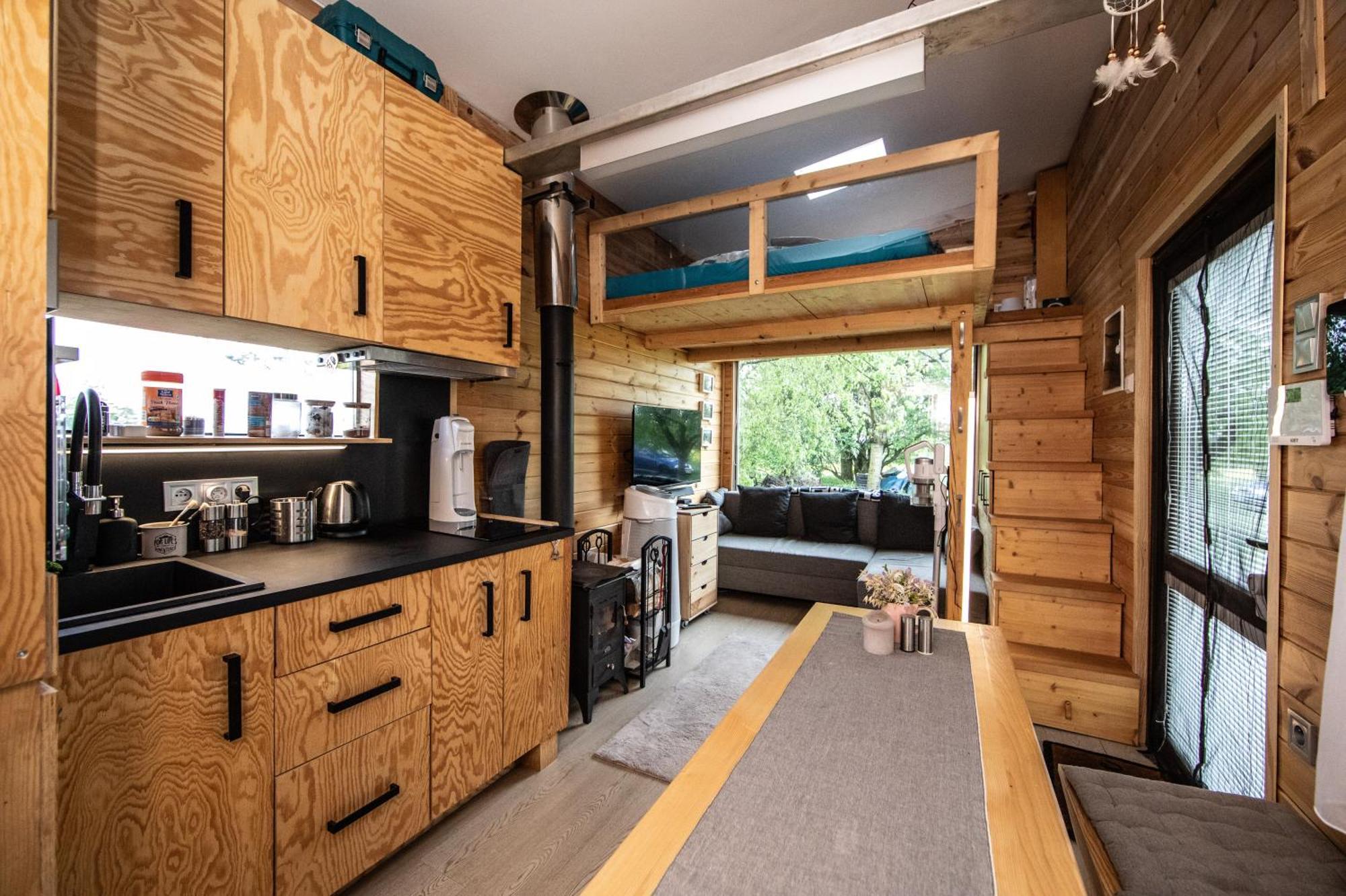 Tiny House - Chatka V Rezi U Prahy Husinec  エクステリア 写真